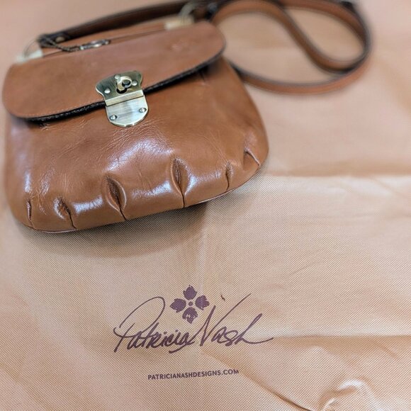 Patricia Nash Veneto Tan Crossbody Style P49301 - Picture 5 of 16